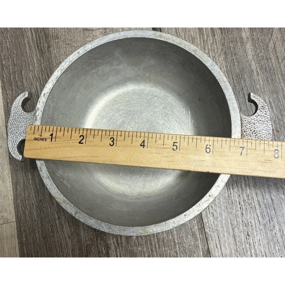 Vintage Guardian‎ Service Cookware Casserole Pot Hammered Aluminum  6.75
